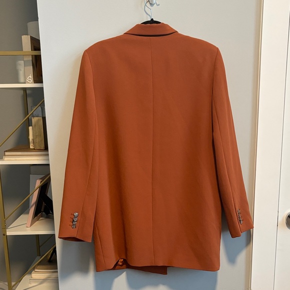 Wilfred Rust Double-Breasted Blazer - Picture 4 of 7